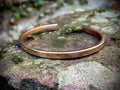 Polished Bronze Cuff Bracelet