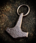 Orme Solid Textured Bronze Mjölnir Pendant
