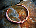 Solid Twisted Copper Cuff Bracelet